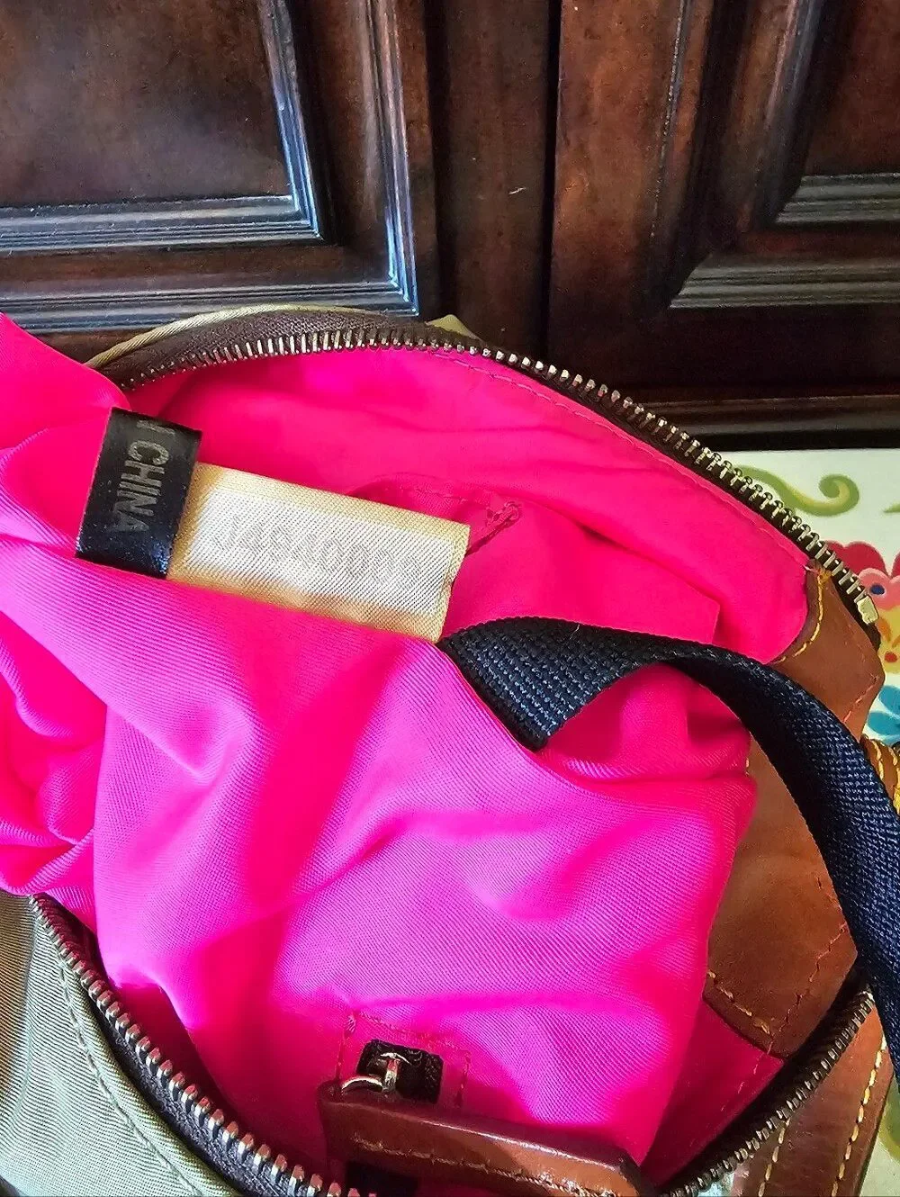 Dooney & Bourke Olive Hobo Bag - Vintage